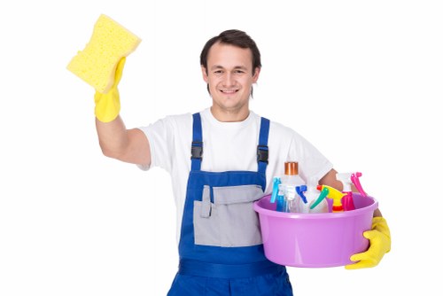 Cleaning team supporting recycling and reuse in Finsbury Park
