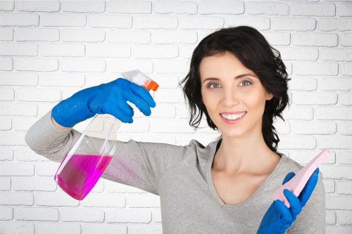 Kitchen and bathroom regular cleaning in a North London property