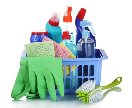 Deep cleaning treatment for pet urine stains on a sofa in a local home